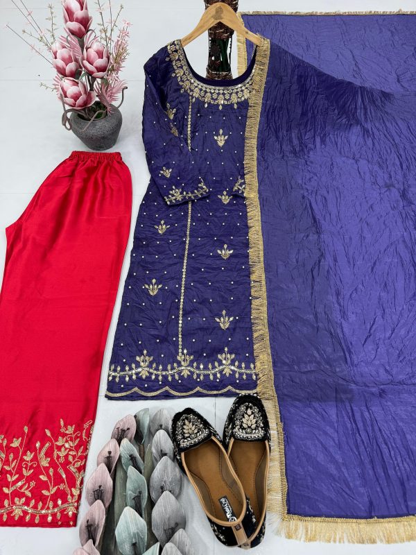 KARMA FASHION KF 1695 DESIGNER PLAZZO SUITS