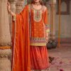 KARMA FASHION KF 1696 A TRENDING PLAZZO SUITS