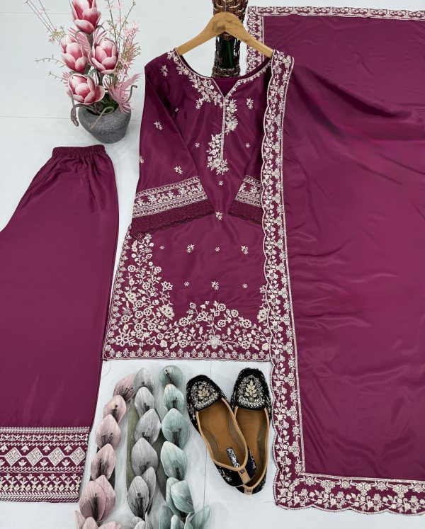 KARMA FASHION KF 1698 DESIGNER PLAZZO SUITS