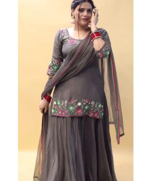 KARMA FASHION MT 1045 DESIGNER TOP LEHENGA