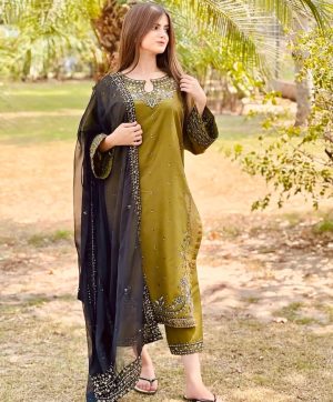 KARMA FASHION MT 1047 DESIGNER PLAZZO SUITS
