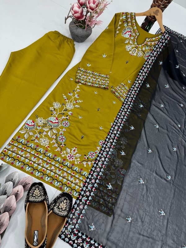 KARMA FASHION MT 1047 DESIGNER PLAZZO SUITS