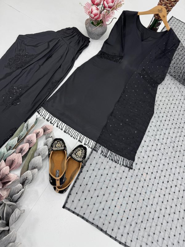 KARMA FASHION ST 220 TRENDING FARSHI SALWAR SUIT