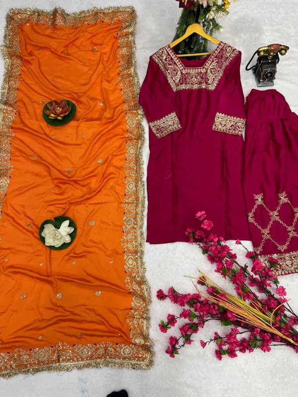 KAVYA FAB KF 3165 DESIGNER FARSHI SALWAR SUITS