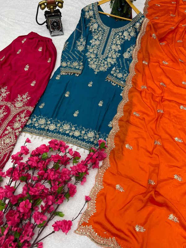 KAVYA FAB KF 3167 TRENDING PLAZZO SUITS WHOLESALE