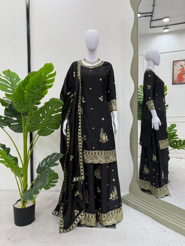 KD FASHION 1515 A DESIGNER PLAZZO SUITS WHOLESALE