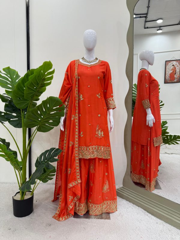 KD FASHION 1515 B DESIGNER PLAZZO SUITS WHOLESALE