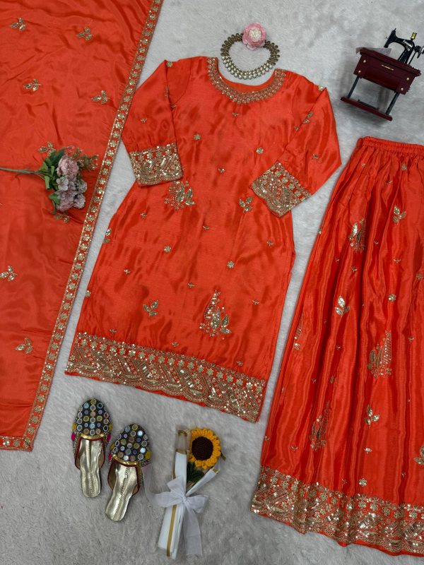 KD FASHION 1515 B DESIGNER PLAZZO SUITS WHOLESALE