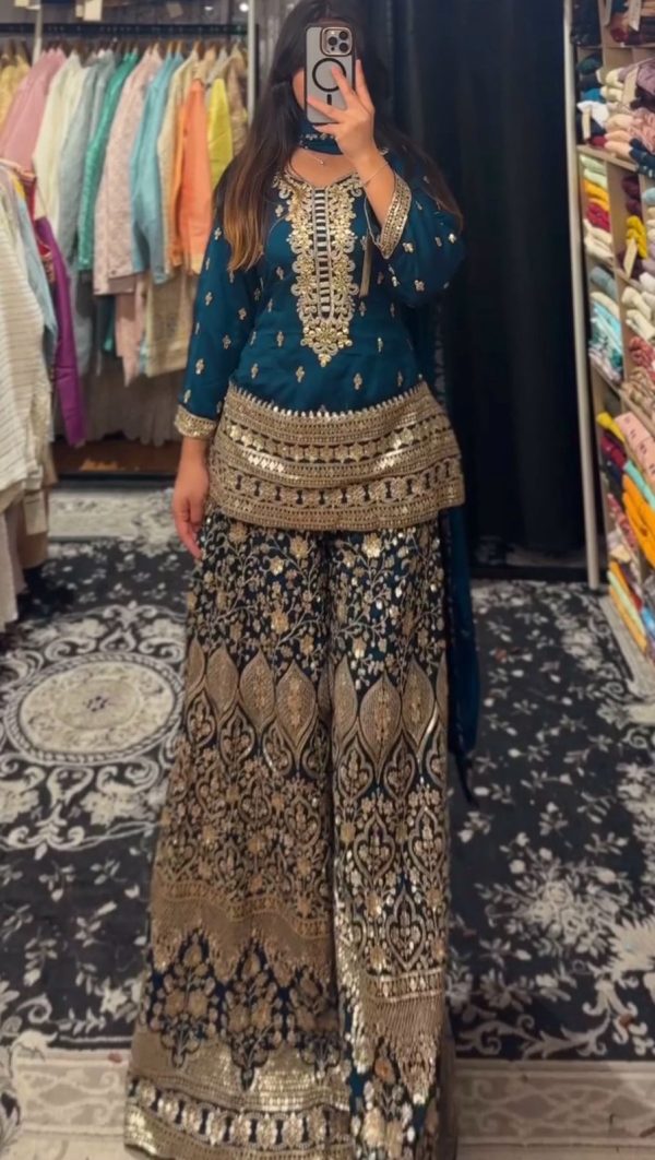 KD FASHION 1519 A DESIGNER PLAZZO SUITS ONLINE