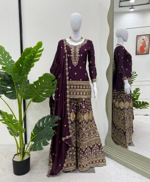 KD FASHION 1519 B DESIGNER PLAZZO SUITS ONLINE