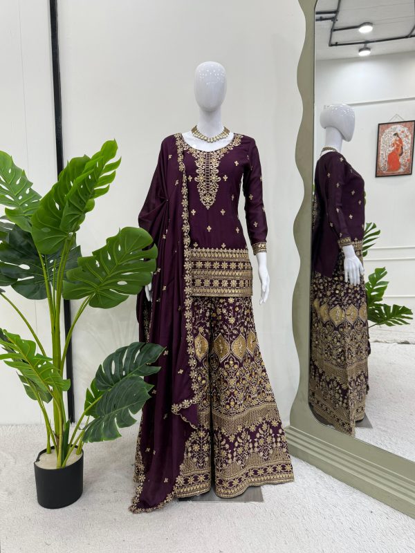 KD FASHION 1519 B DESIGNER PLAZZO SUITS ONLINE