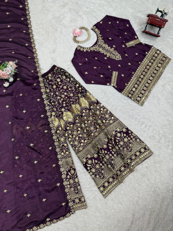 KD FASHION 1519 B DESIGNER PLAZZO SUITS ONLINE