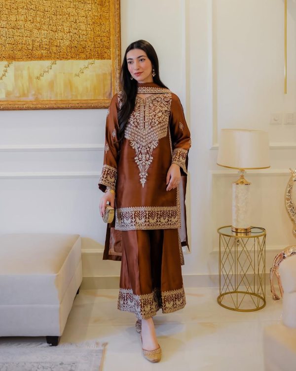 LADY LOOK 016 TRENDING PLAZZO SUITS WHOLESALE