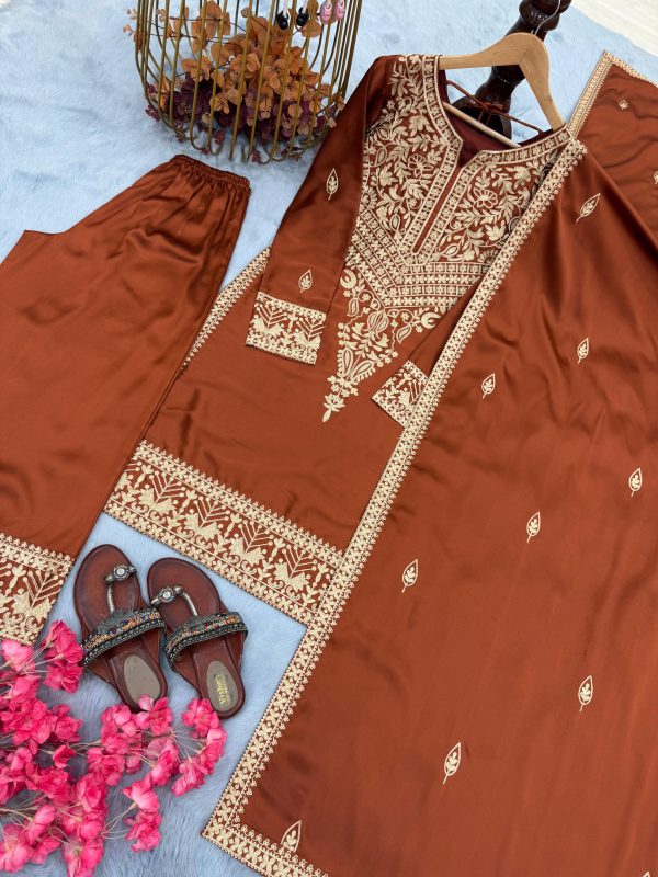LADY LOOK 016 TRENDING PLAZZO SUITS WHOLESALE