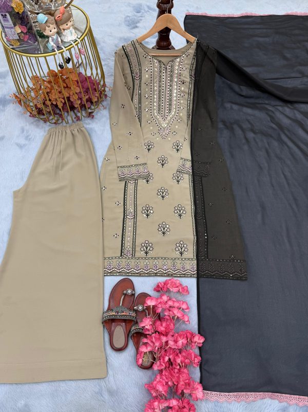 LADY LOOK 019 TRENDING PLAZZO SUITS WHOLESALE