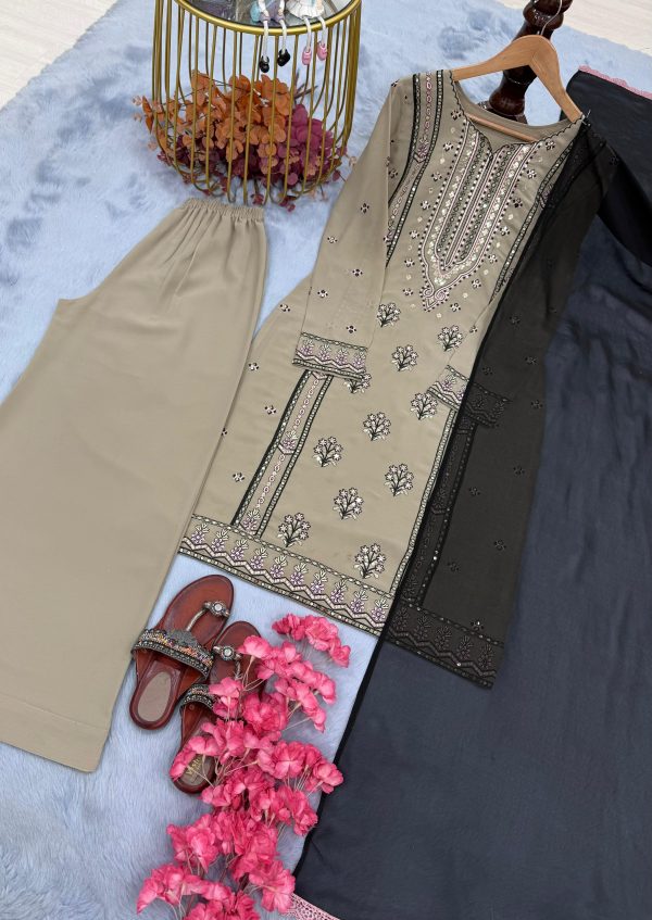 LADY LOOK 019 TRENDING PLAZZO SUITS WHOLESALE