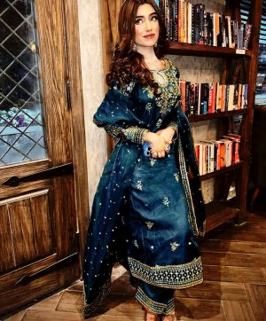 LC 1371 B DESIGNER PLAZZO SUITS WHOLESALE