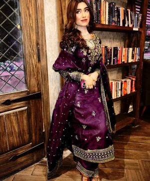 LC 1371 C DESIGNER PLAZZO SUITS WHOLESALE