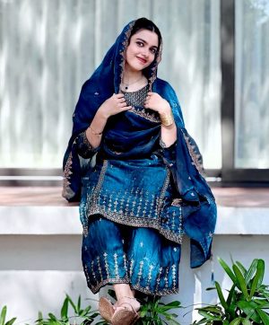 LC 1382 DESIGNER PLAZZO SUITS WHOLESALE