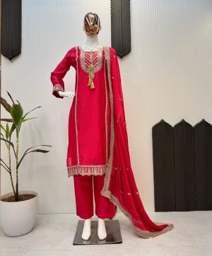 LG 1921 DESIGNER FANCY PURE CHINON SALWAR SUITS