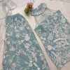LG 1945 E TRENDING HULTER NECK KURTA AND PLAZZO SET