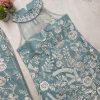 LG 1945 E TRENDING HULTER NECK KURTA AND PLAZZO SET