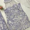 LG 1945 G TRENDING HULTER NECK KURTA AND PLAZZO SET