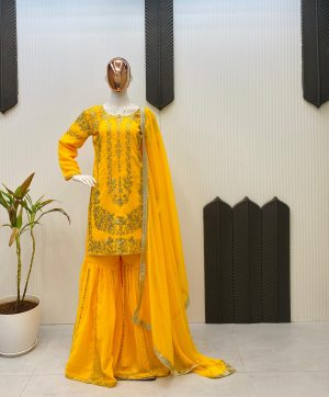 LG 1964 C DESIGNER SHARARA SUITS WHOLESALE