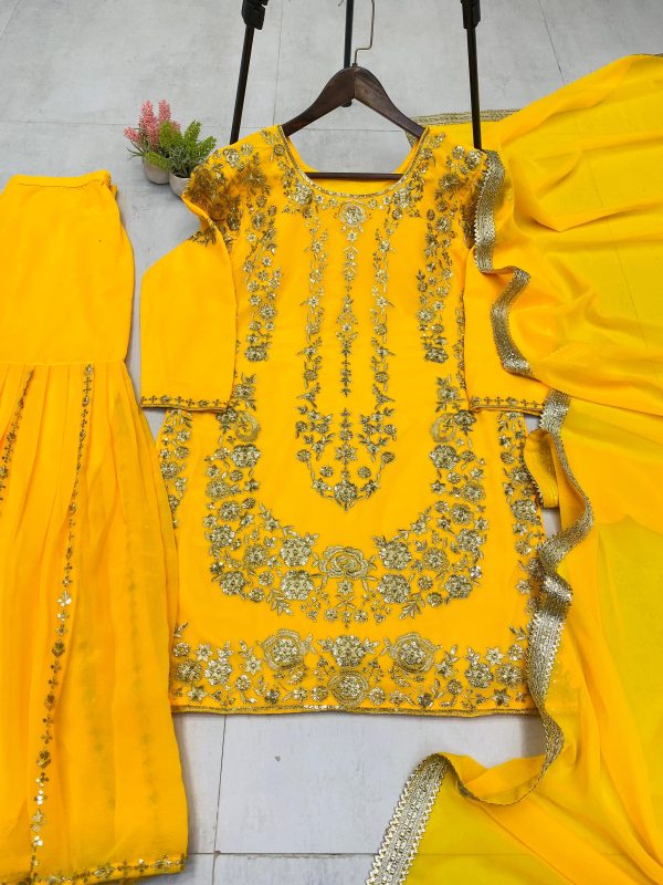 LG 1964 C DESIGNER SHARARA SUITS WHOLESALE