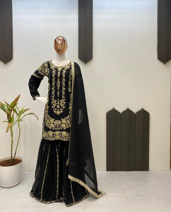 LG 1964 DESIGNER SHARARA SUITS WHOLESALE