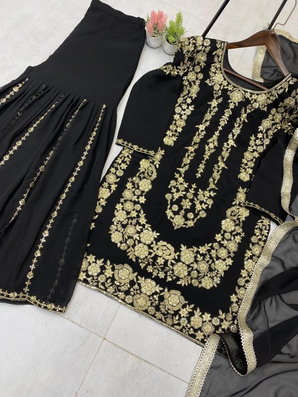 LG 1964 DESIGNER SHARARA SUITS WHOLESALE