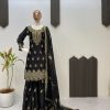 LG 1975 DESIGNER AND ELEGANCE PLEATED PLAZZO SUIT
