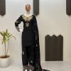 LG 1978 EXCLUSIVE DESIGNER CRAPE SILK PLAZZO SUITS