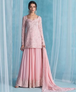 LG 1979 DESIGNER SEQUANCE EMBROIDERY WORK SUIT