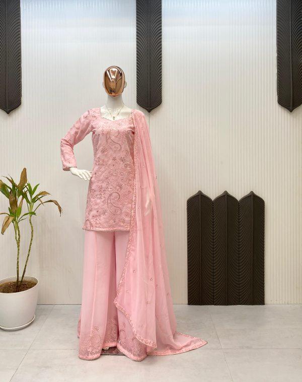 LG 1979 DESIGNER SEQUANCE EMBROIDERY WORK SUIT