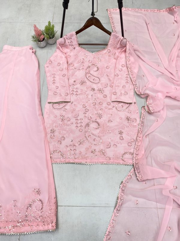 LG 1979 DESIGNER SEQUANCE EMBROIDERY WORK SUIT
