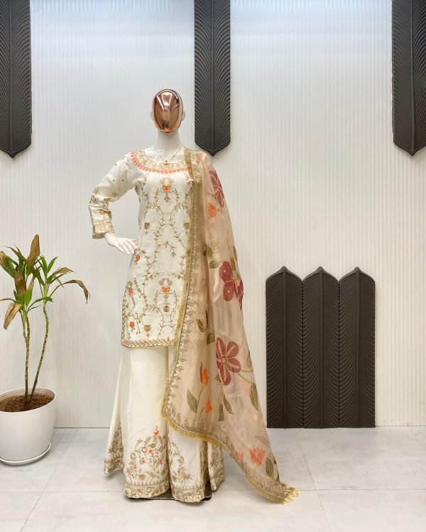 LG 1980 EXCLUSIVE HEAVY CHINON PLAZZO SUITS