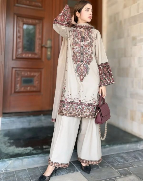 LG 1996 DESIGNER WEAR PLAZZO SUIT IN THREE PIECE