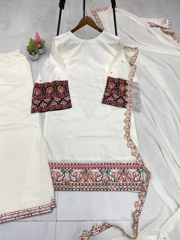 LG 1996 DESIGNER WEAR PLAZZO SUIT IN THREE PIECE