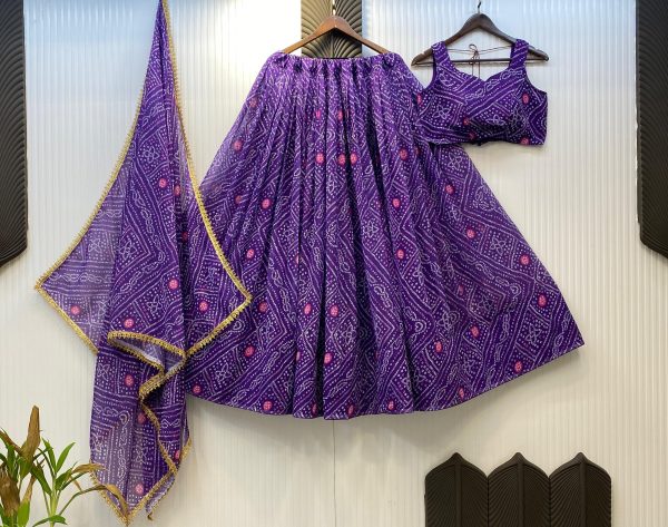 LG 637 NAVARATRI SEASON PRINTED LEHENGA CHOLI