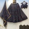 LG 637 NAVARATRI SEASON PRINTED LEHENGA CHOLI