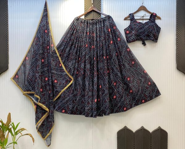 LG 637 NAVARATRI SEASON PRINTED LEHENGA CHOLI