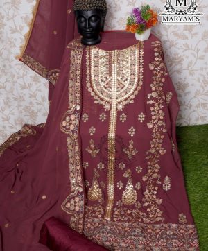 MARYAM'S 166 D GEORGETTE PAKISTANI SALWAR SUITS