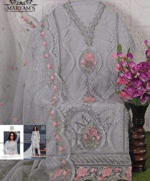 MARYAM'S 177 B ORGANZA PAKISTANI SALWAR SUITS