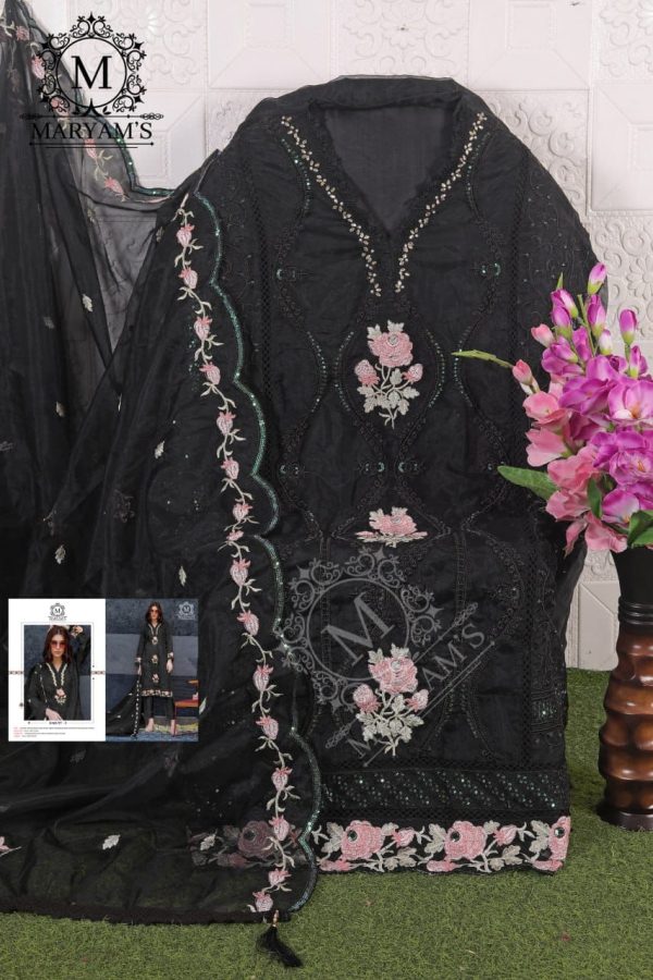 MARYAM'S 177 F ORGANZA PAKISTANI SALWAR SUITS