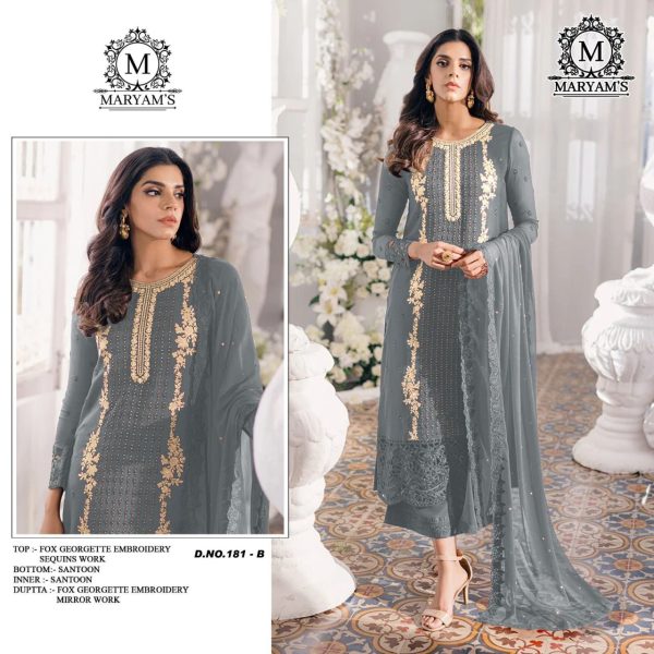 MARYAM'S 181 B GEORGETTE SALWAR KAMEEZ ONLINE