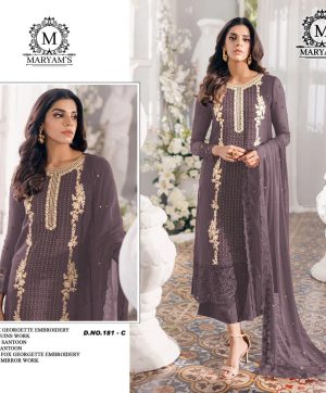 MARYAM'S 181 C GEORGETTE SALWAR KAMEEZ ONLINE