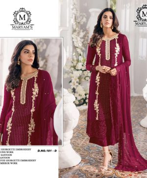 MARYAM'S 181 D GEORGETTE SALWAR KAMEEZ ONLINE