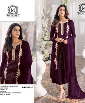 MARYAM'S 181 E GEORGETTE SALWAR KAMEEZ ONLINE