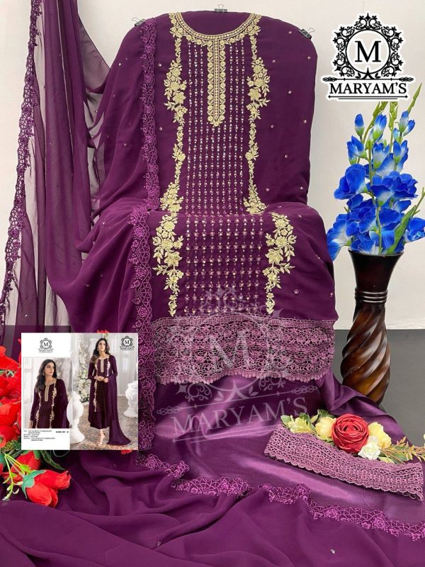 MARYAM'S 181 E GEORGETTE SALWAR KAMEEZ ONLINE
